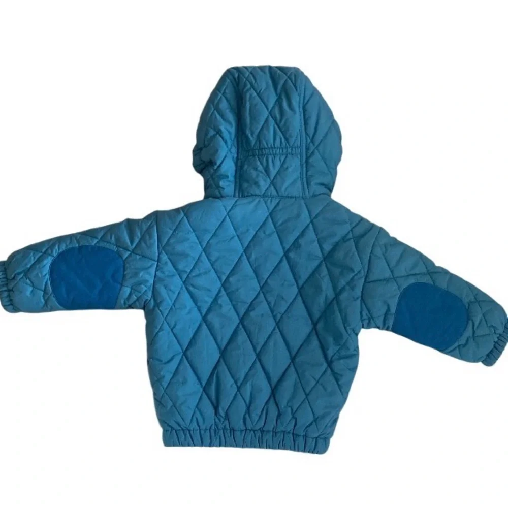 Patagonia Baby Puff Rider Jacket size 12 M in pristine condition turquoise